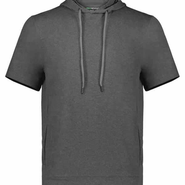 Men's Eco Revive™ Ventura Soft Knit Short Sleeve Hooded Sweatshirt Thumbnail