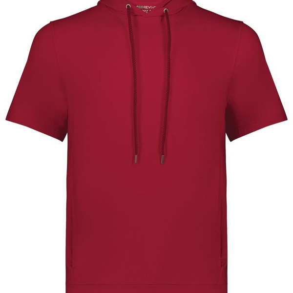 Youth Eco Revive™ Ventura Soft Knit Short Sleeve Hooded Sweatshirt Thumbnail