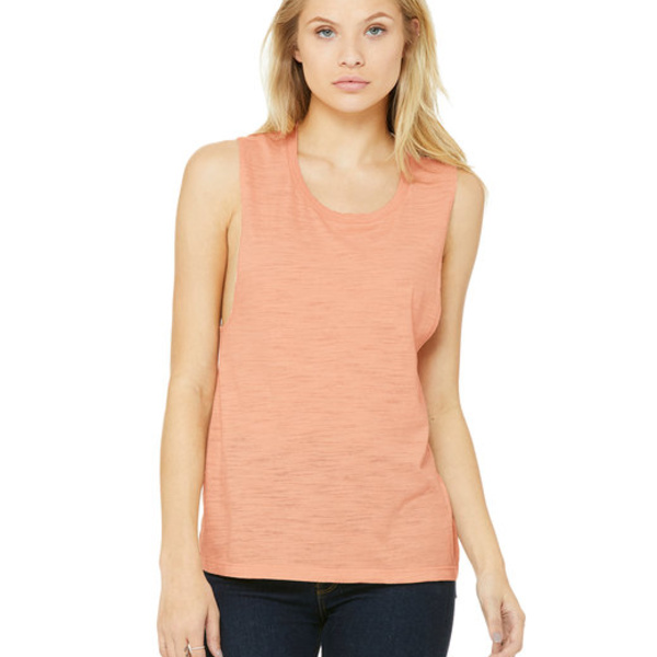 Ladies' Flowy Scoop Muscle Tank Thumbnail