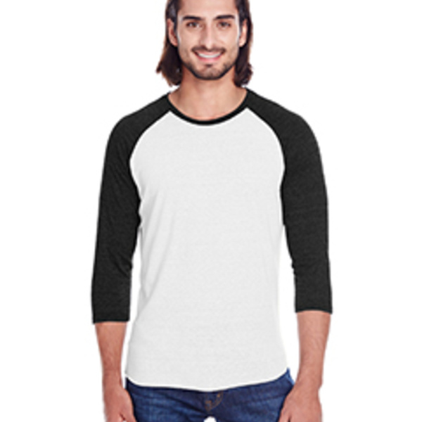 Unisex Triblend Three-Quarter Sleeve Raglan Thumbnail
