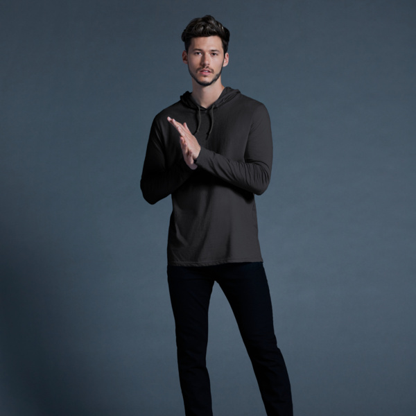 Softstyle Adult Long Sleeve Hooded T-Shirt Thumbnail