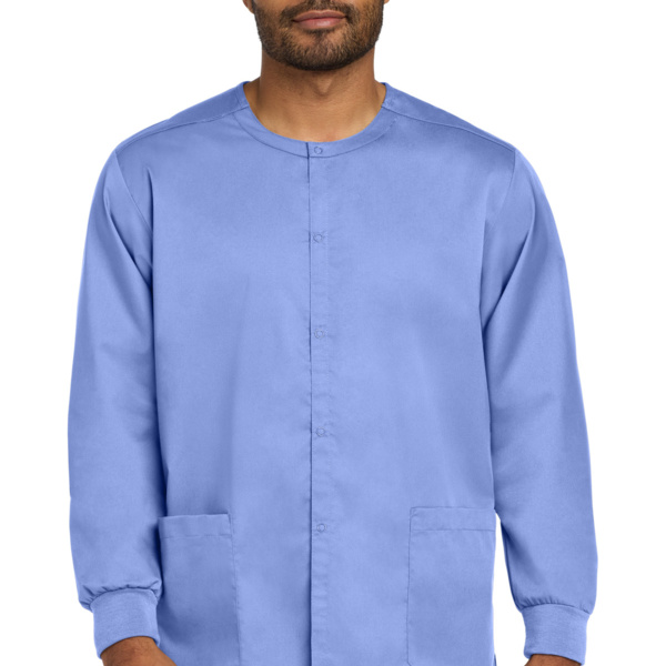 Unisex WorkFlex Snap Front Scrub Jacket Thumbnail